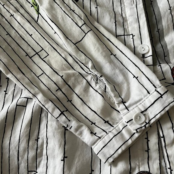 3 for $30 Women's strip shirt 100% cotton size S - Picture 3 of 4